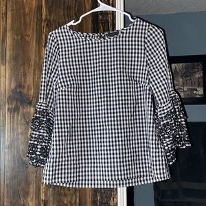 j. crew long sleeve top worn once